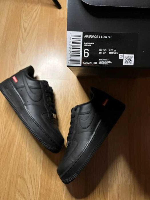 buty_Nike_Air_Force_1_Low_Supreme_Black_Obuwie sportowe R.42.5