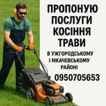 Послуги косіння трави