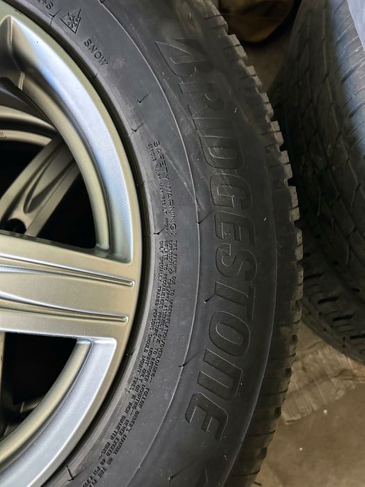 Колёса в сборе, диски + Зимняя резина Bridgestone R16. На Mitsubishi
