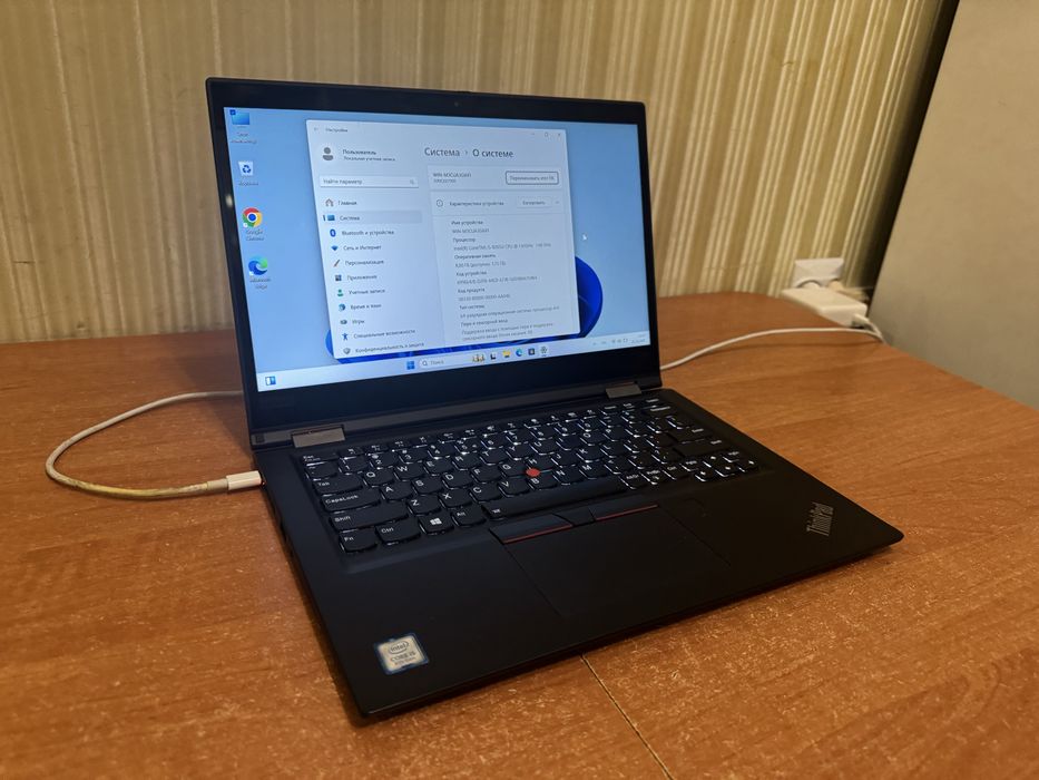 Ноутбук Lenovo X390 Yoga core i5 8gen fulhd ips сенсорний