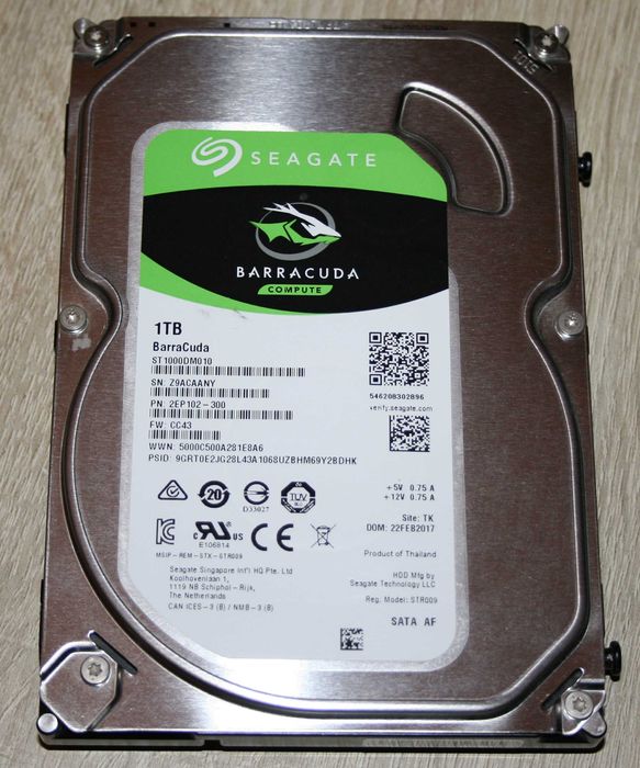 Dysk HDD 1TB Seagate – sprawny, wyzerowany, idealny na magazyn danych