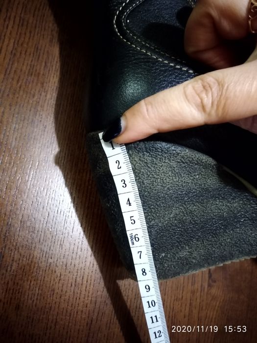 Сапоги жіночі, кожані 39 розмір