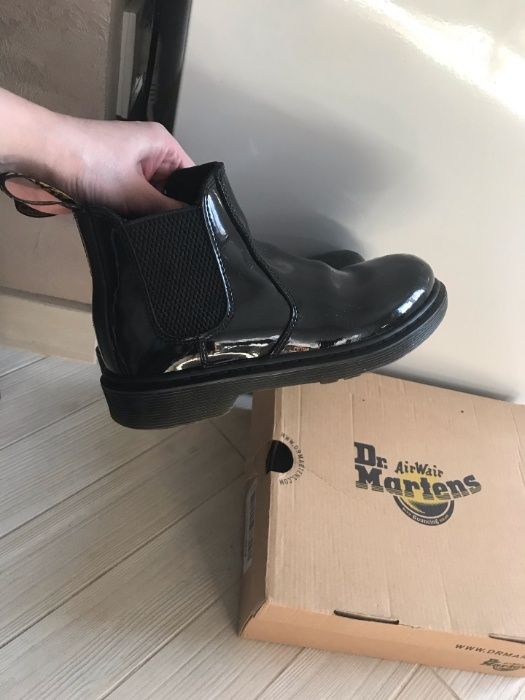 Ботинки детские демисезонные оригинал Dr. Martens кожа 32 размер