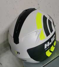 Capacete HJC C70 Curves White/ Yellow Gloss ( NOVOS )