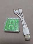Akumulatorki aaa usb typu C, usbc 1100 mwh