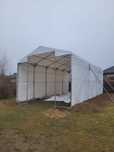 WYSOKI Namiot Przemysłowy WinterPlus 50m2 |5x10 Wysokość ściany 3,5 m|