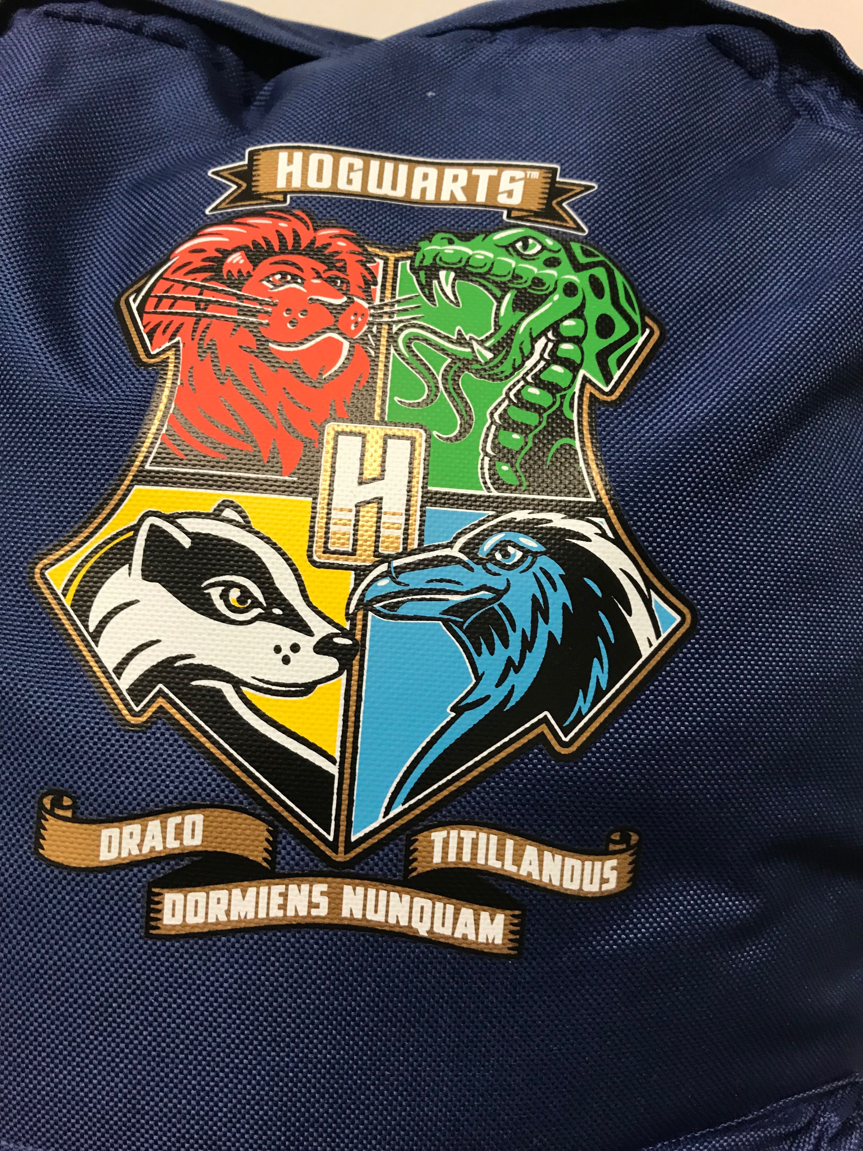 Plecak, Harry Potter,  Hogwarts