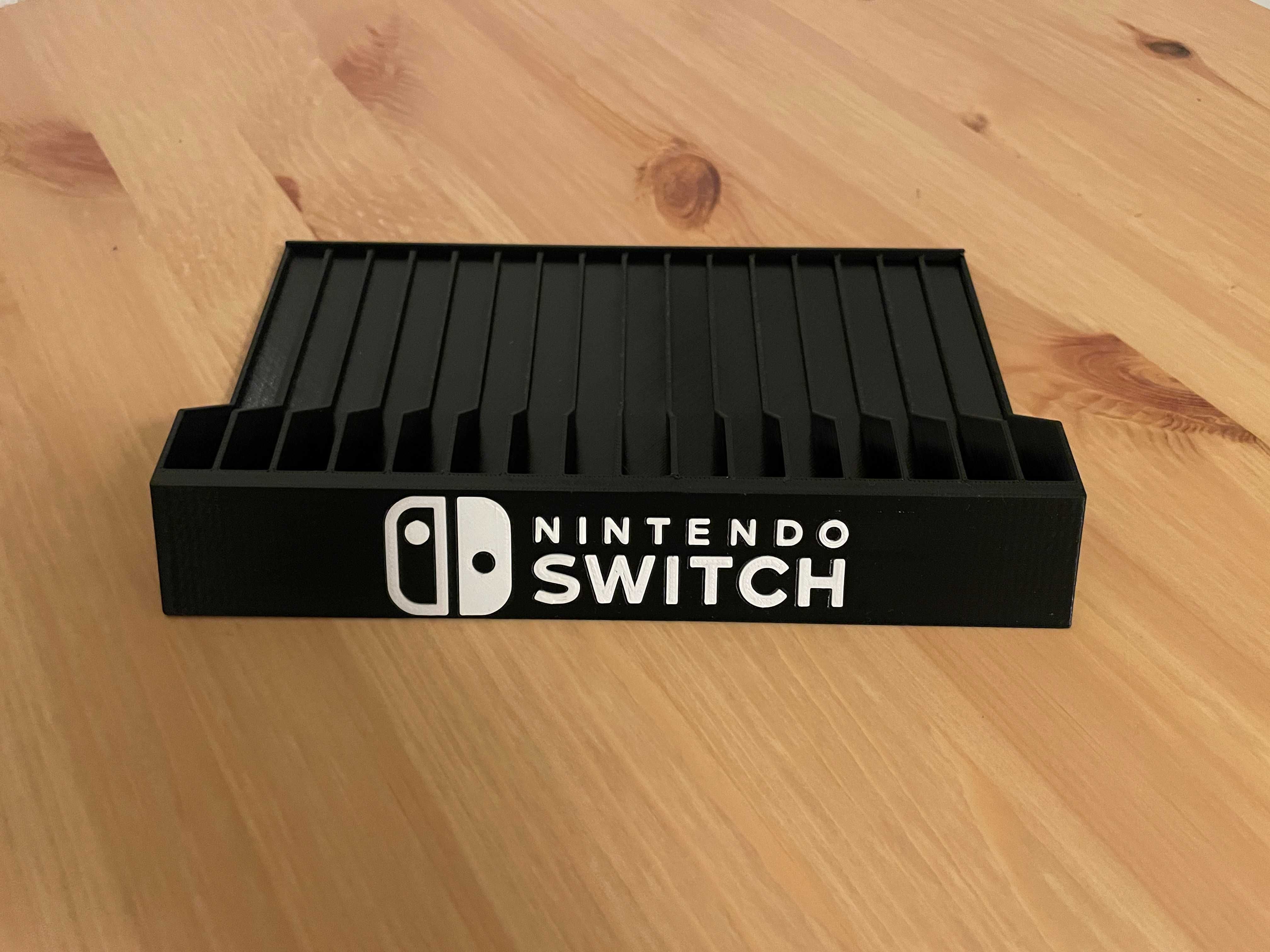 Stojak podstawka na 16 gier Nintendo Switch czarny