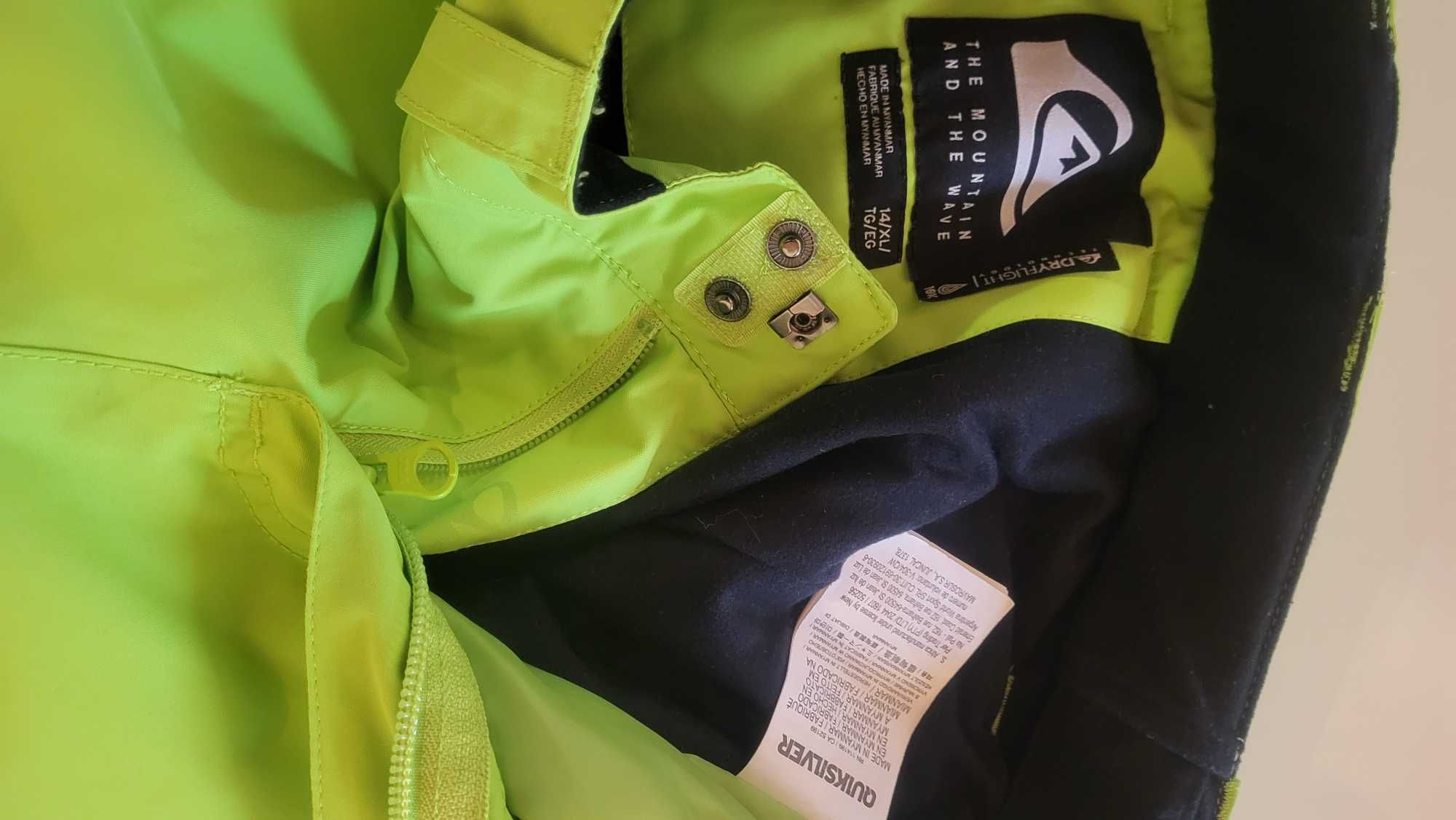 Spodnie Quiksilver 14 lat (14 / XL) - super stan narty / snowboard 10K