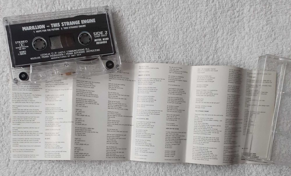 Marillion – This Strange Engine (Cassette, Album, HX Pro)