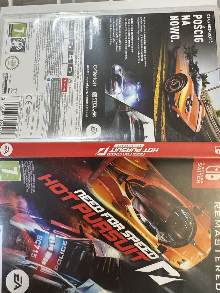 Need for Speed: Hot Pursuit Remastered gra na konsolę Nintendo Switch