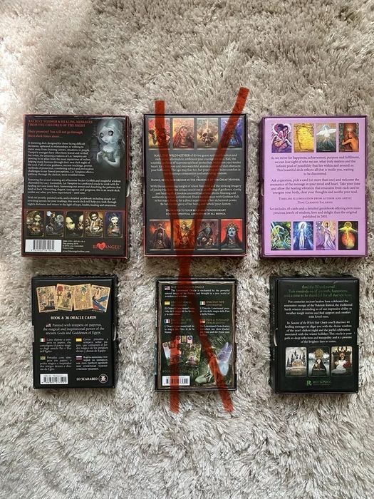 Карты Оракул Таро Vampires Kali Love Egyptian Gods Fairy Witch