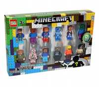 Zestaw 12 figurek minecraft