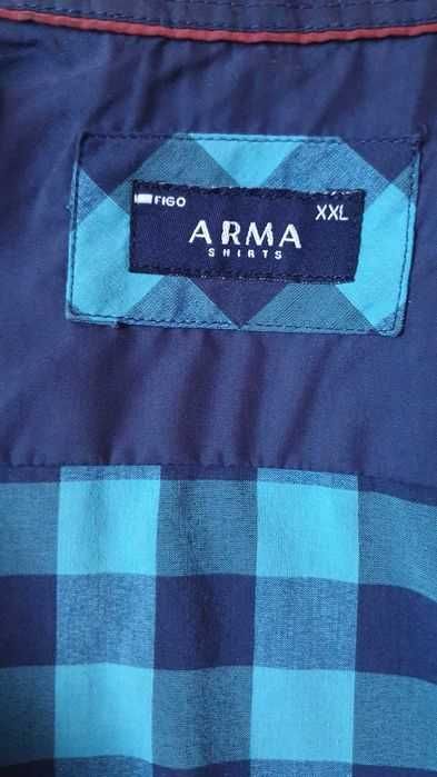 Сильна Чоловіча Сорочка в клітинка Arma Shirts Figo XXL