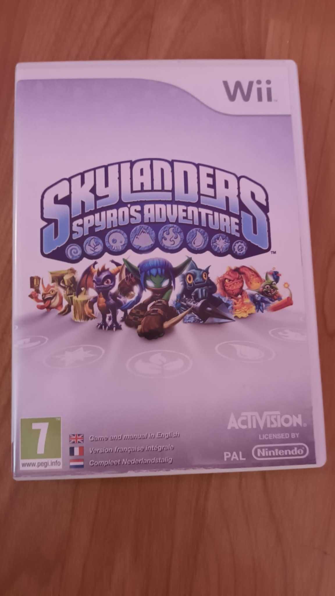 Jogo Skylanders Wii + 4 Bonecos + wireless portal  para nintendo Wii