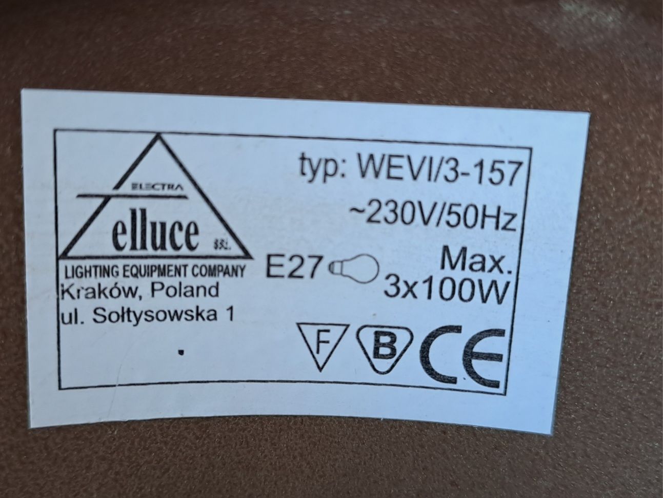 Żyrandol lampa sufitowa