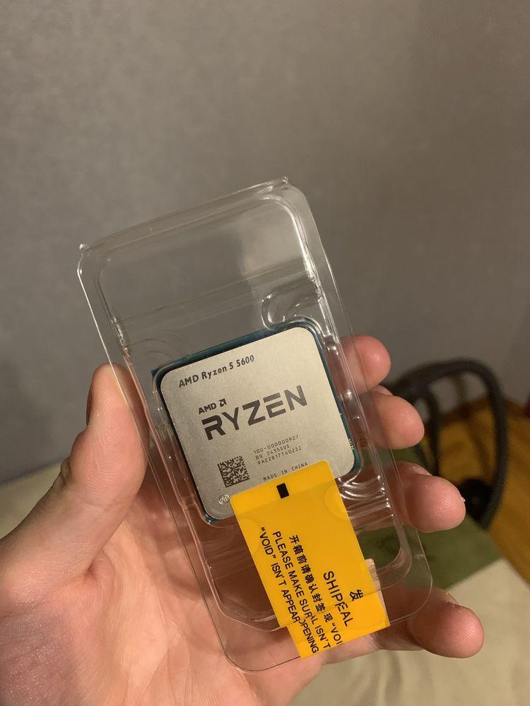 Процесор AMD Ryzen 5 5600 Tray (AM4, 4.4 ГГц, DDR4, 6 ядер)