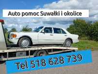 Auto pomoc transport holowanie aut Suwałki okolice