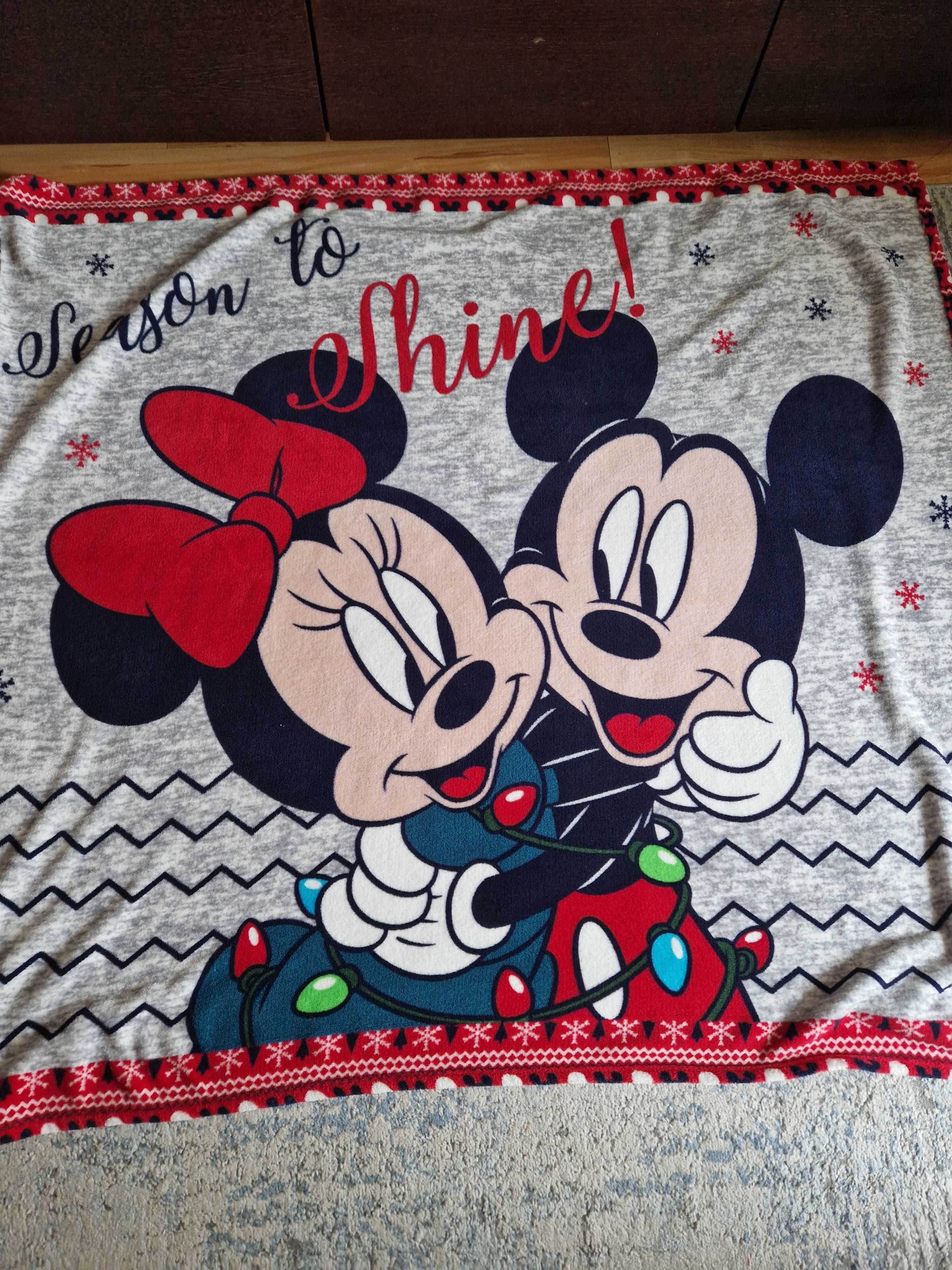 Koc z Miki i Minnie 155*150 mieciutki