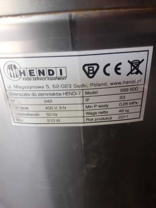 Obieraczka do ziemniaków HENDI 7