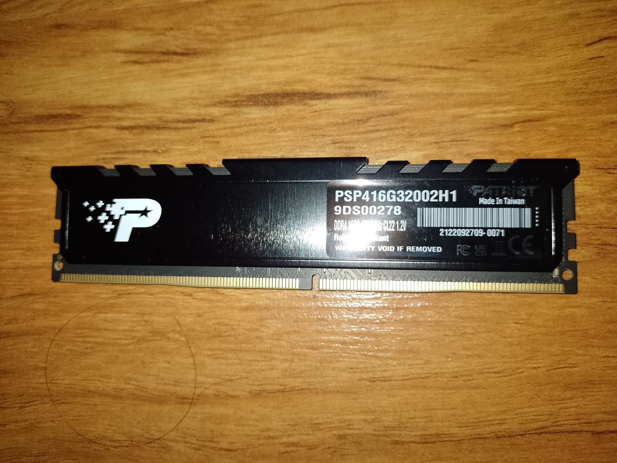 Pamięć RAM PATRIOT Signature 16GB 3200MHz  Dual Rank (2R)