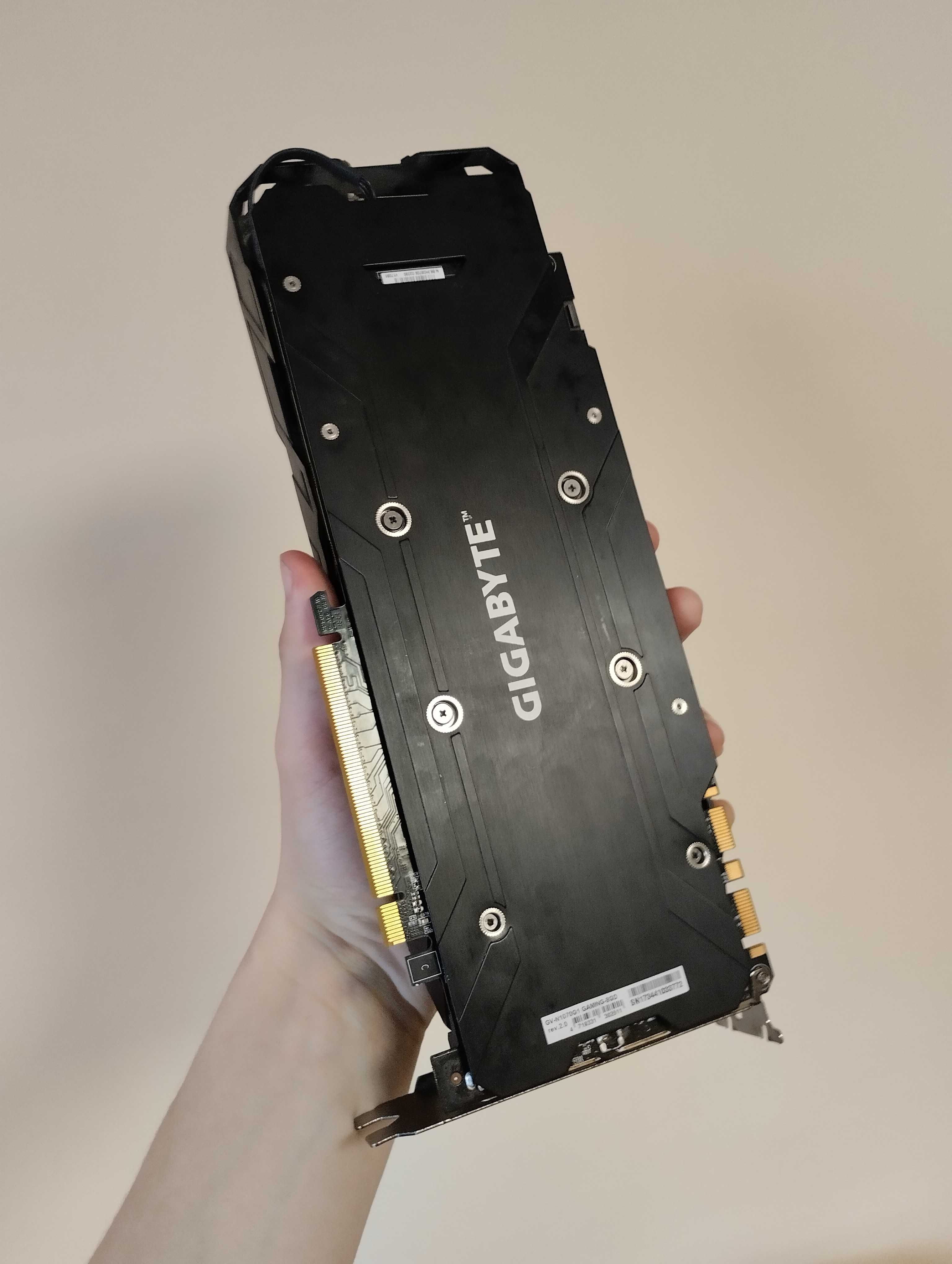 Gtx 1070 8gb gddr5 gigabyte Не робоча
