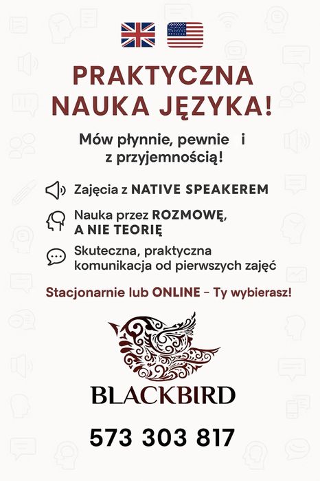 Korepetycje języka Angielskiego z Native speakerem