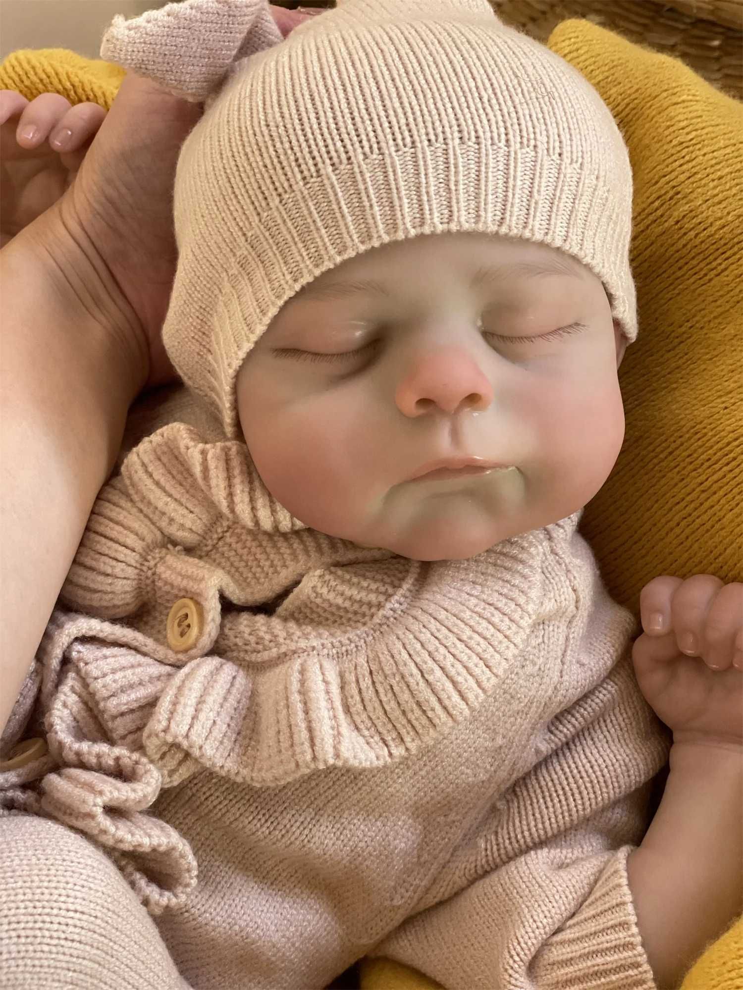 Okazja ! Urocza Lalka Typu Reborn Miękka, Elastyczna Słodka Twarz