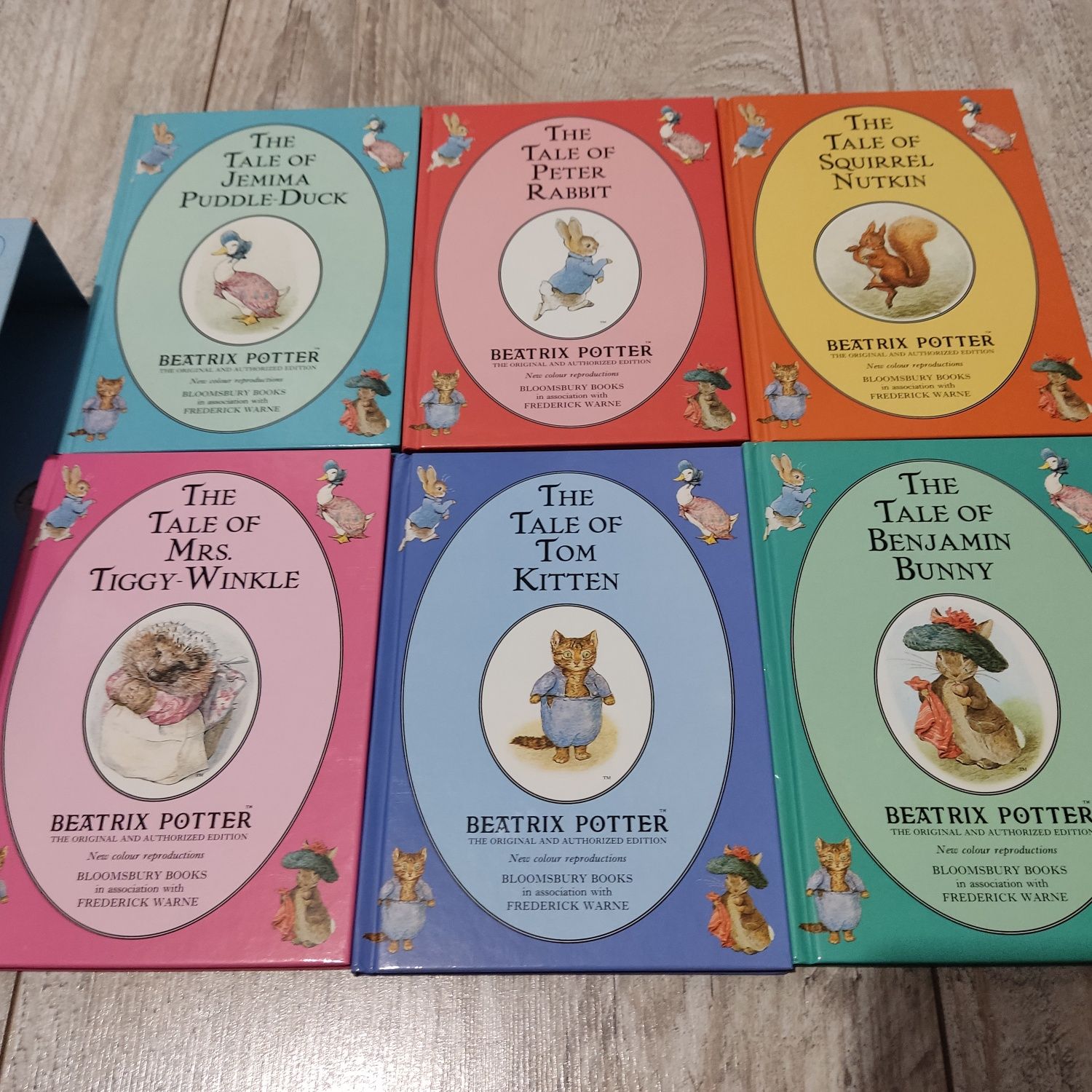 6 tomików w języku angielskim The Orginal Beatrix Potter Collection