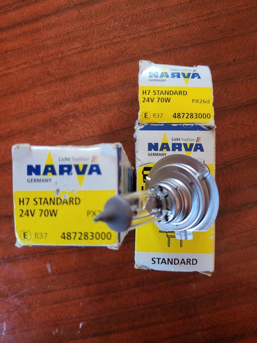 Галогенові лампи 12-24V:  Н7, Н4, Н8, Н11,  HB3