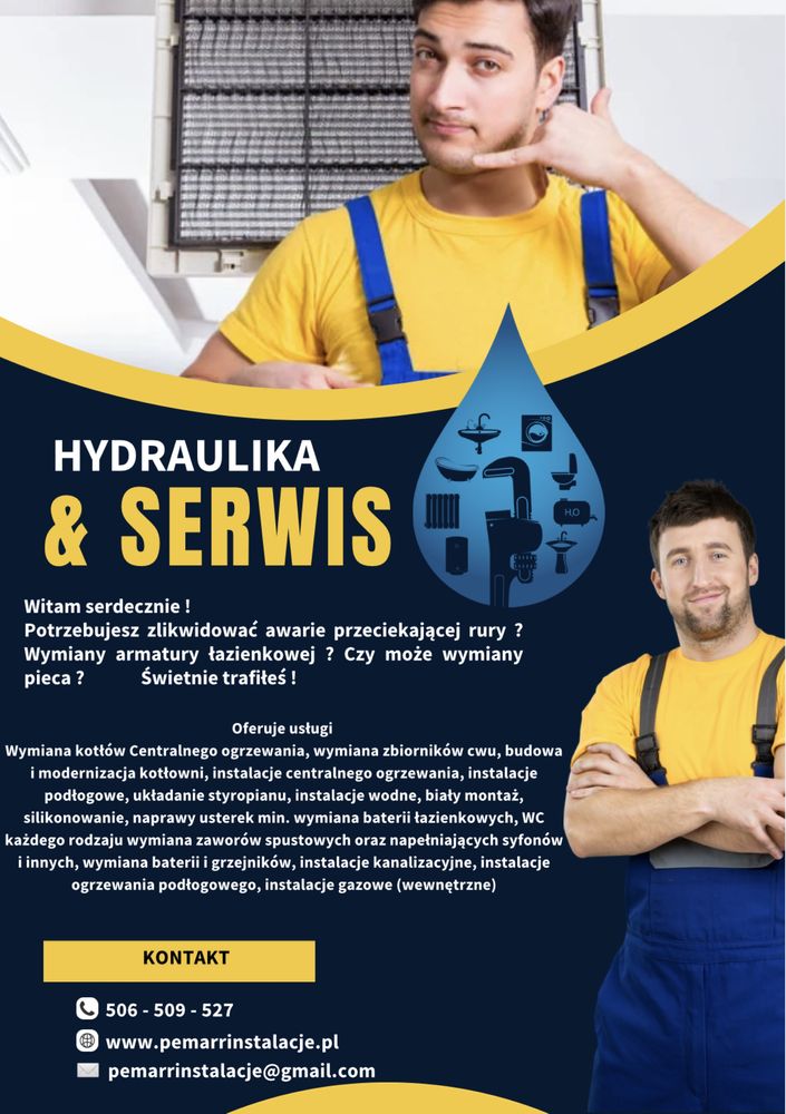 Hydraulik 24/7 - szybkie terminy oraz bezplatna wycena