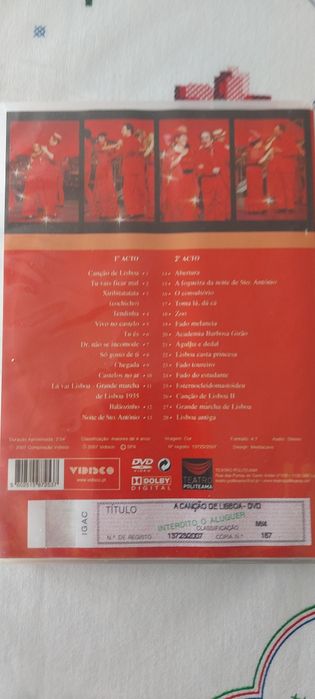 Vendo 2 DVDs de musicais