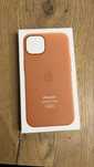 Nowy leather case golden brown z magsafe iPhone 13 ORYGINAŁ APPLE
