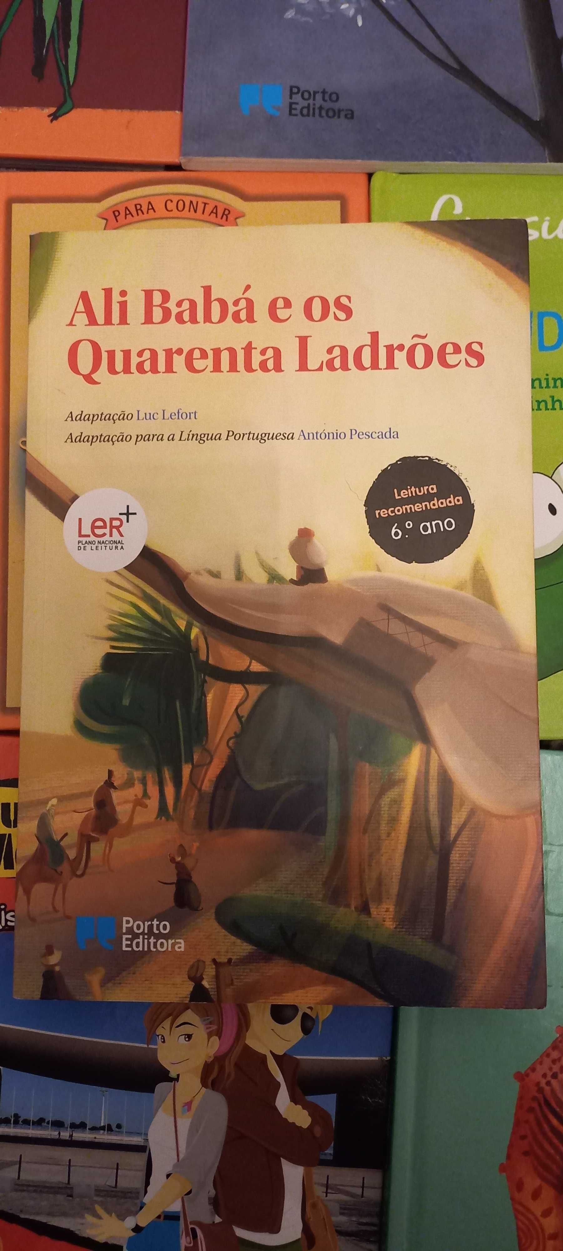 Vários livros infanto-juvenis