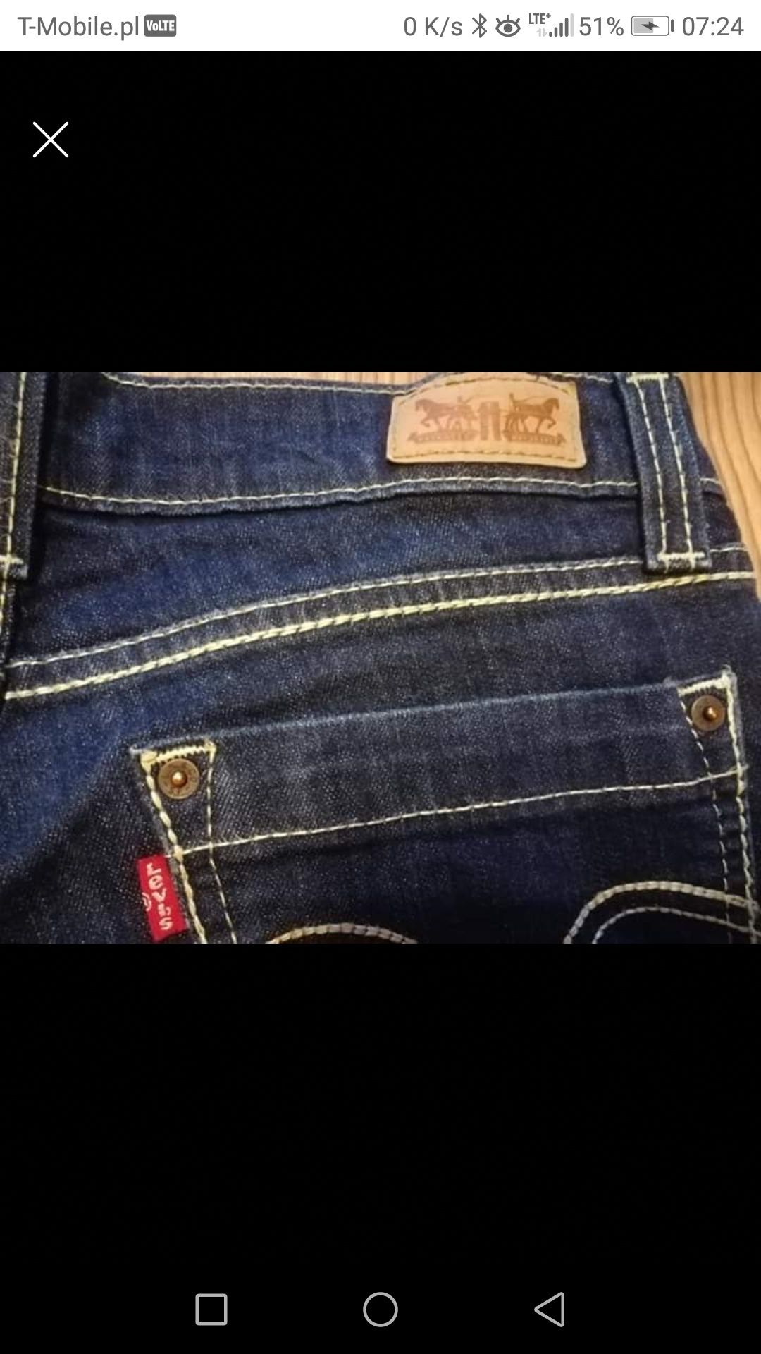 Spodnie damskie jeansy r.M