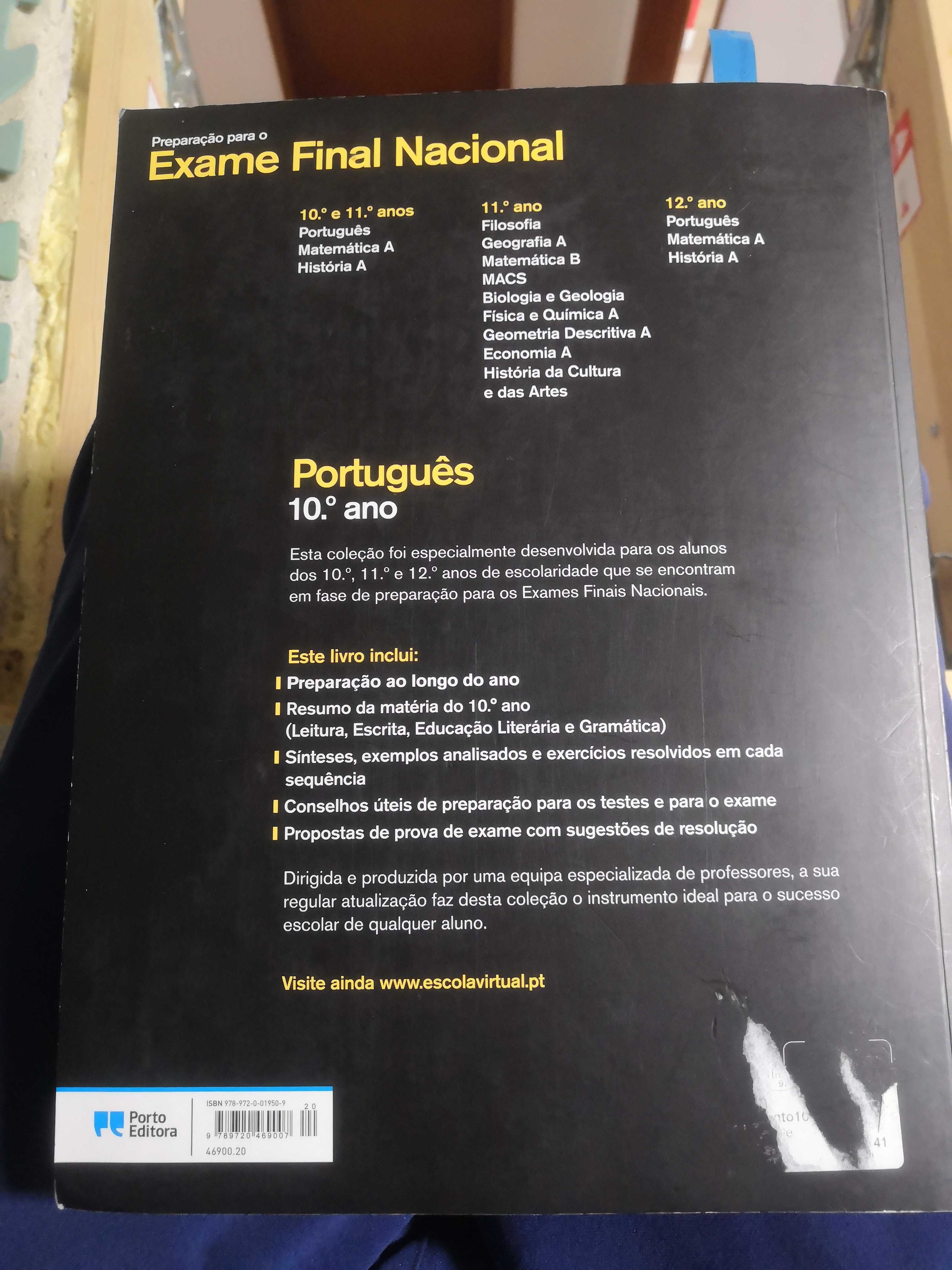 Livro preparação Exame Nacional Português 10º ano