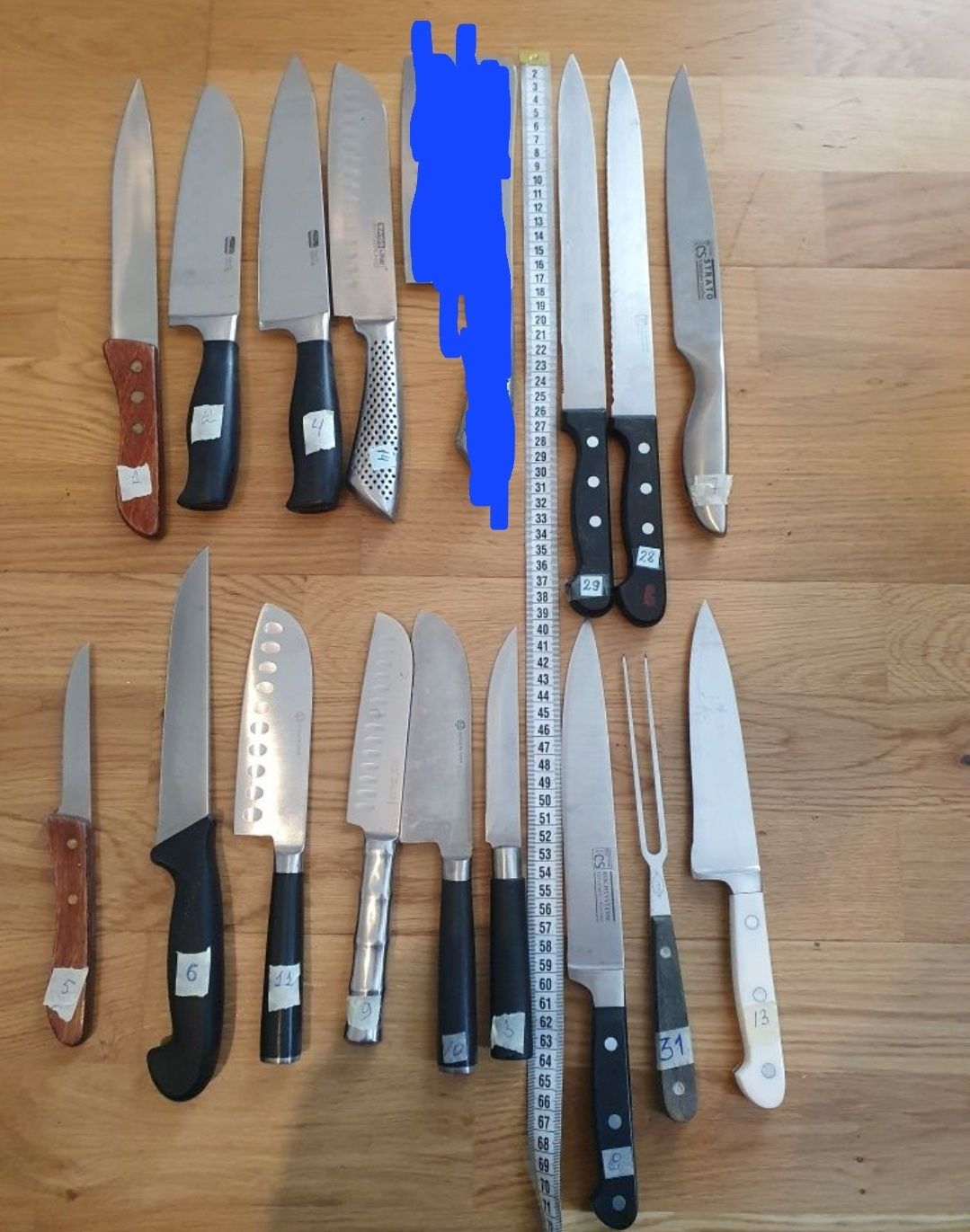 Продам ножи и набор вилка и нож