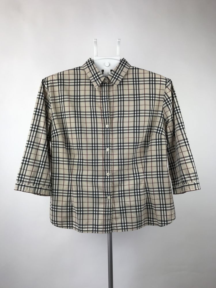 Vintage Burberry 3/4 Sleeves Nova Check Shirt