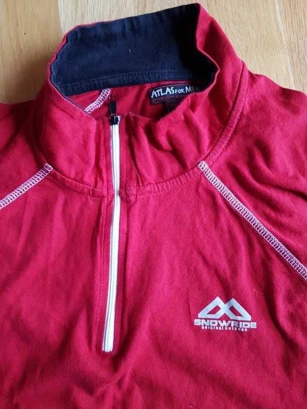 Snowride bluza czerwona Atlas for Man L