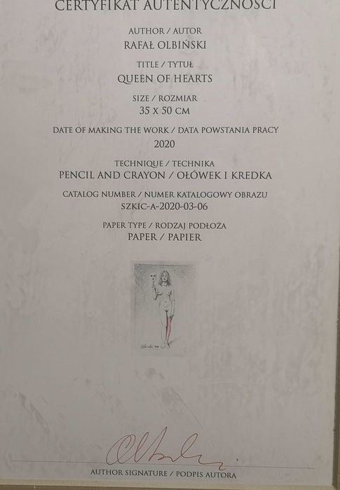 Olbiński Rafał rysunek