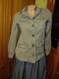 Котоновая куртка-рубашка ветровка курточка 11-14 лет или xxs-xs