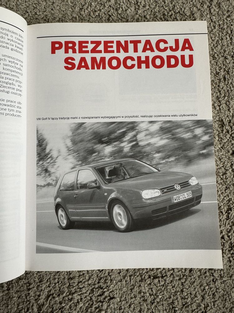 Poradnik Volkswagen Golf 4 Bora variant Wkł naprawa książka