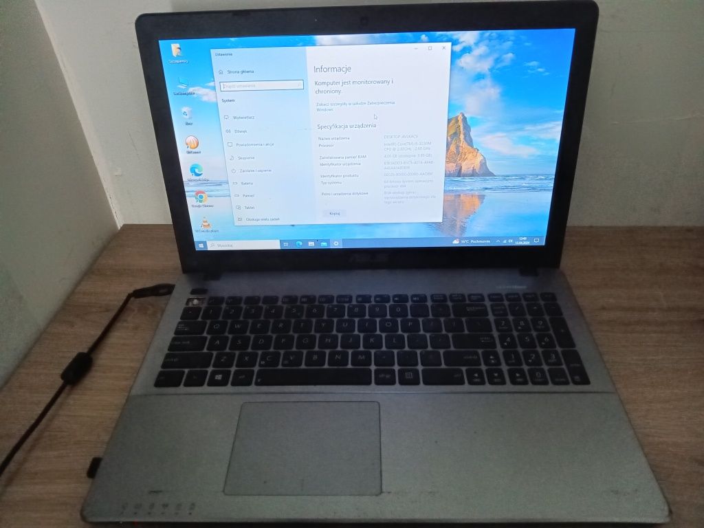 Asus x550v core i5 zamiana