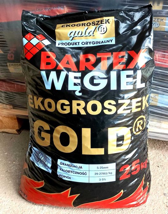 Węgiel Groszek WORKOWANY BARTEX GOLD! Ekogroszek