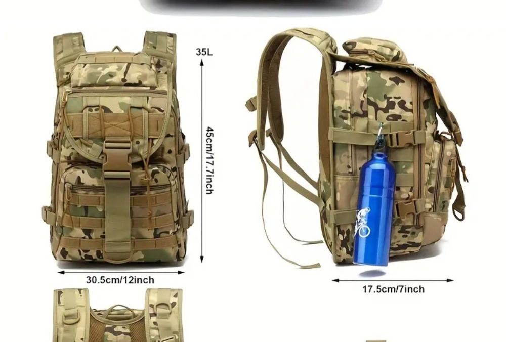 Plecak Taktyczny Turystyczny Trekkingowy 35L