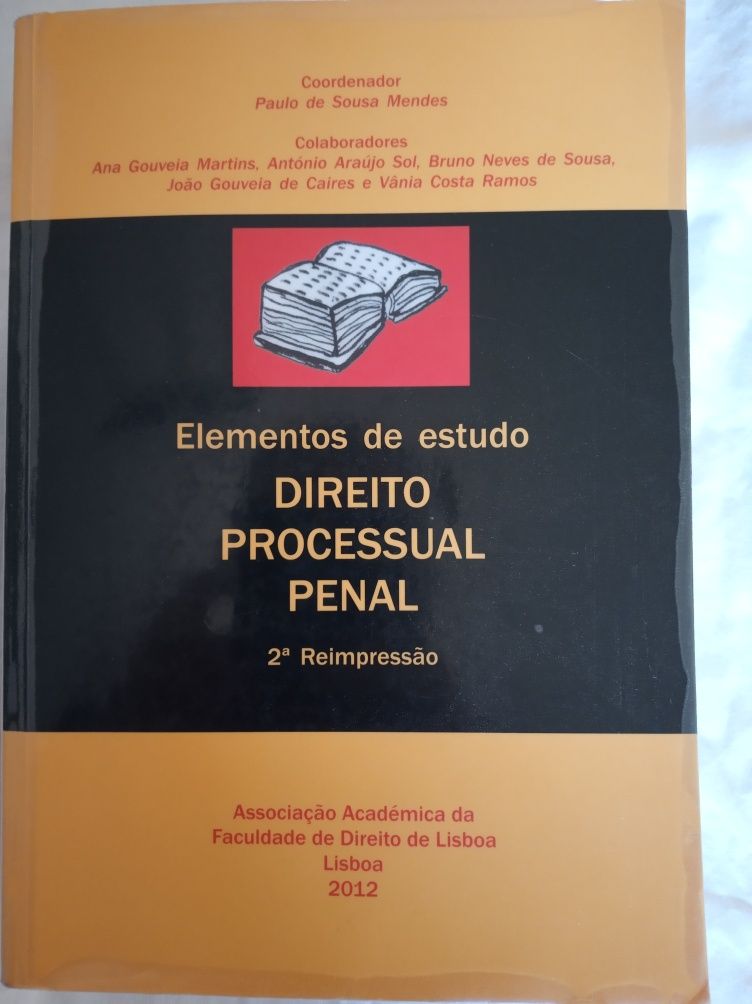 Elementos de estudo Direito Processual Penal - Paulo Sousa Mendes
