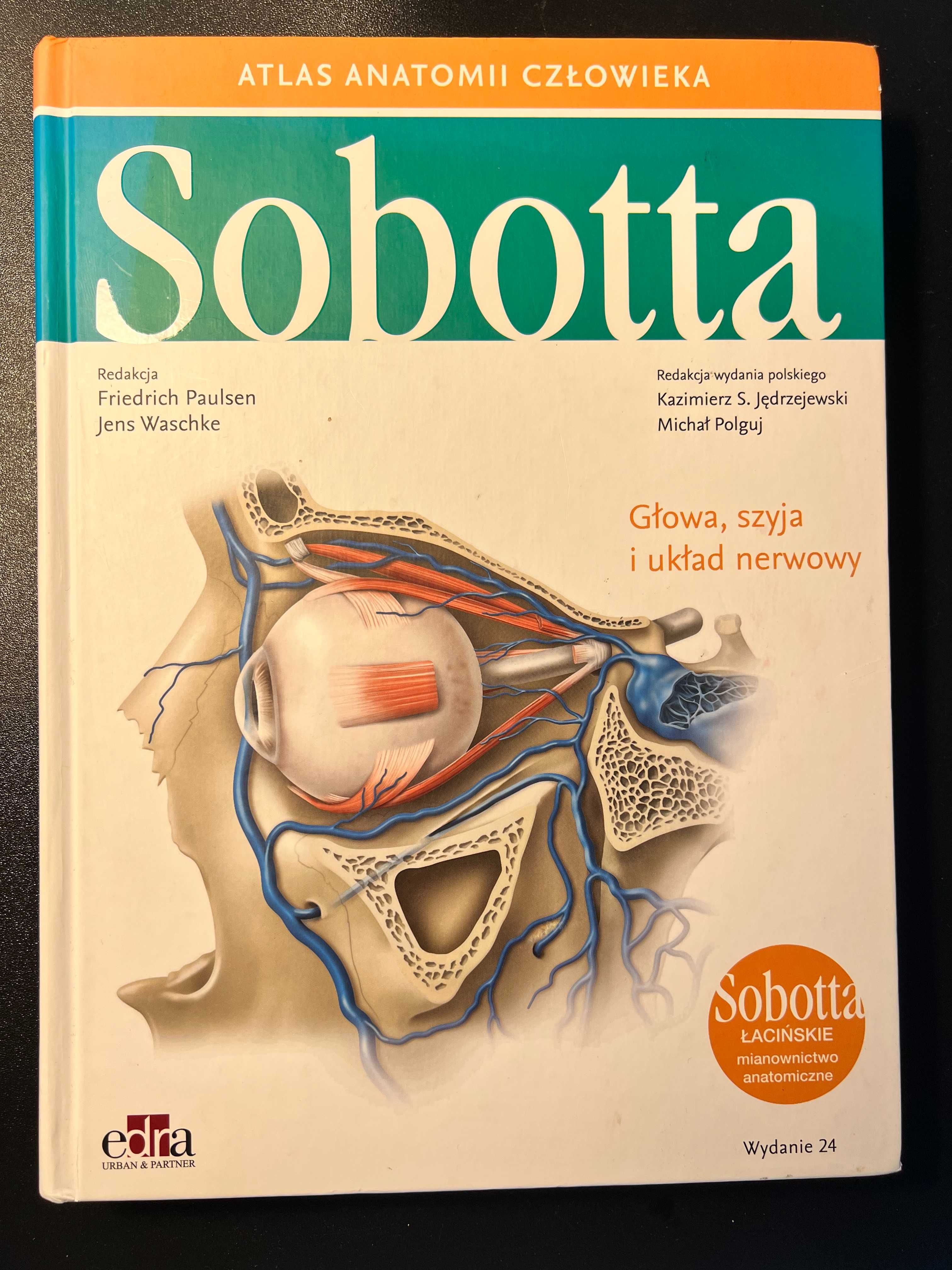 Atlas Anatomii Człowieka Sobotta | 3 tomy | Łacińskie mianownictwo