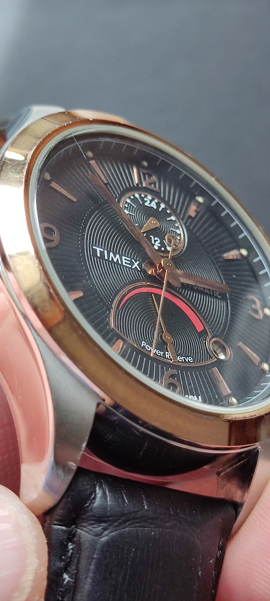Relógio Timex automático power Reserve. Não é Seiko, Bulova, Citizen