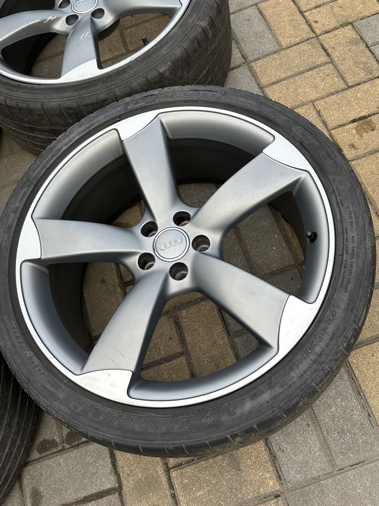 Koła felgi aluminiowe AUDI A6 A7 A8 5x112 21” 9J ET35 Rotor 275/35R21