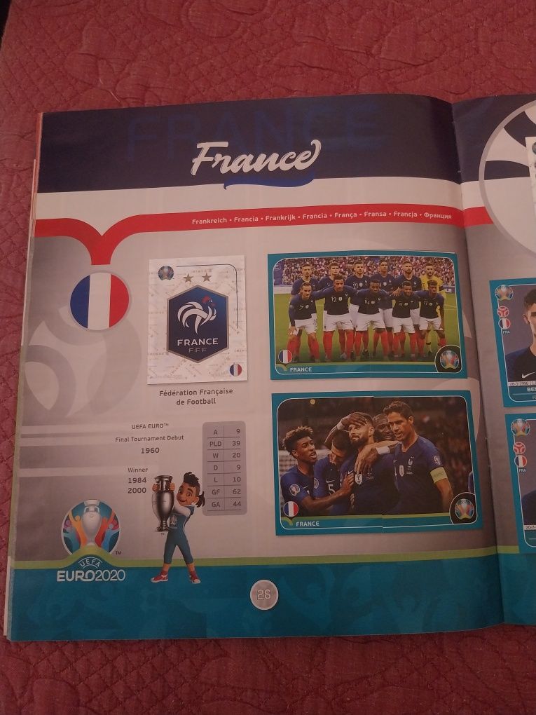 Caderneta completa Euro 2020 preview